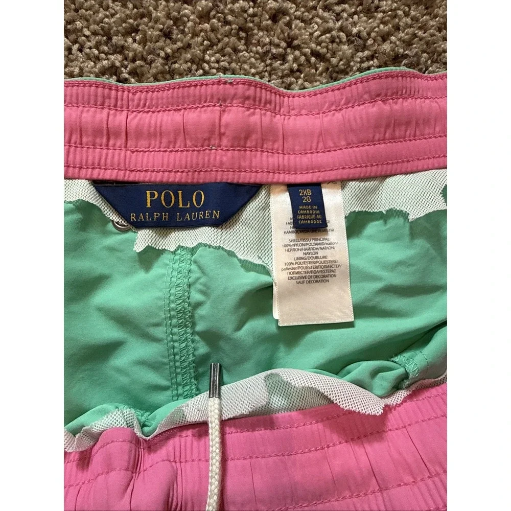 Polo Ralph Lauren Traveler Swim Shorts Turquoise 2XB No Lining